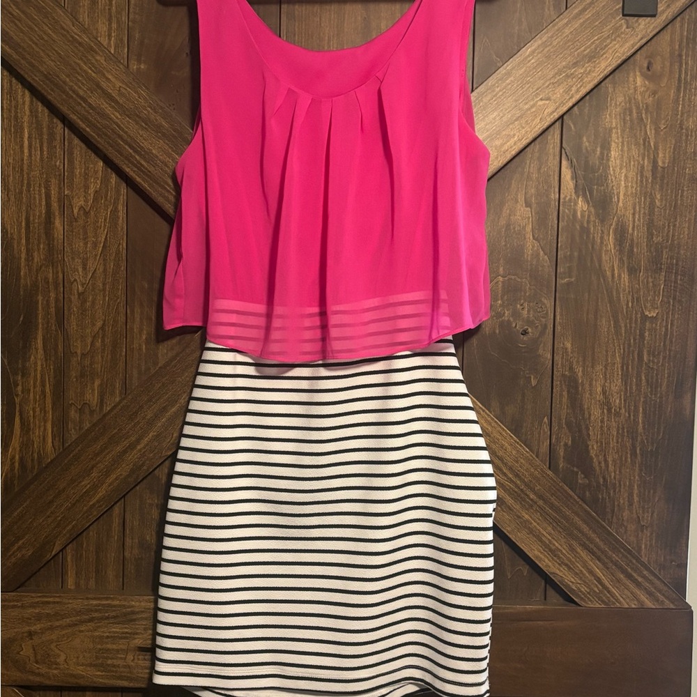 BONGO Pink and White Garment
